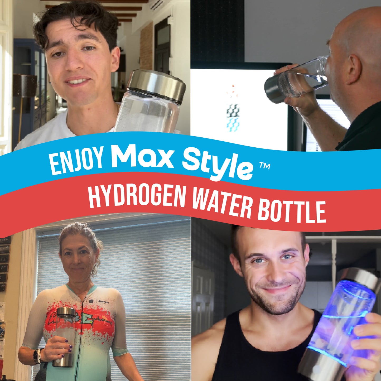 Max Style™ Hydrogen Water Bottle