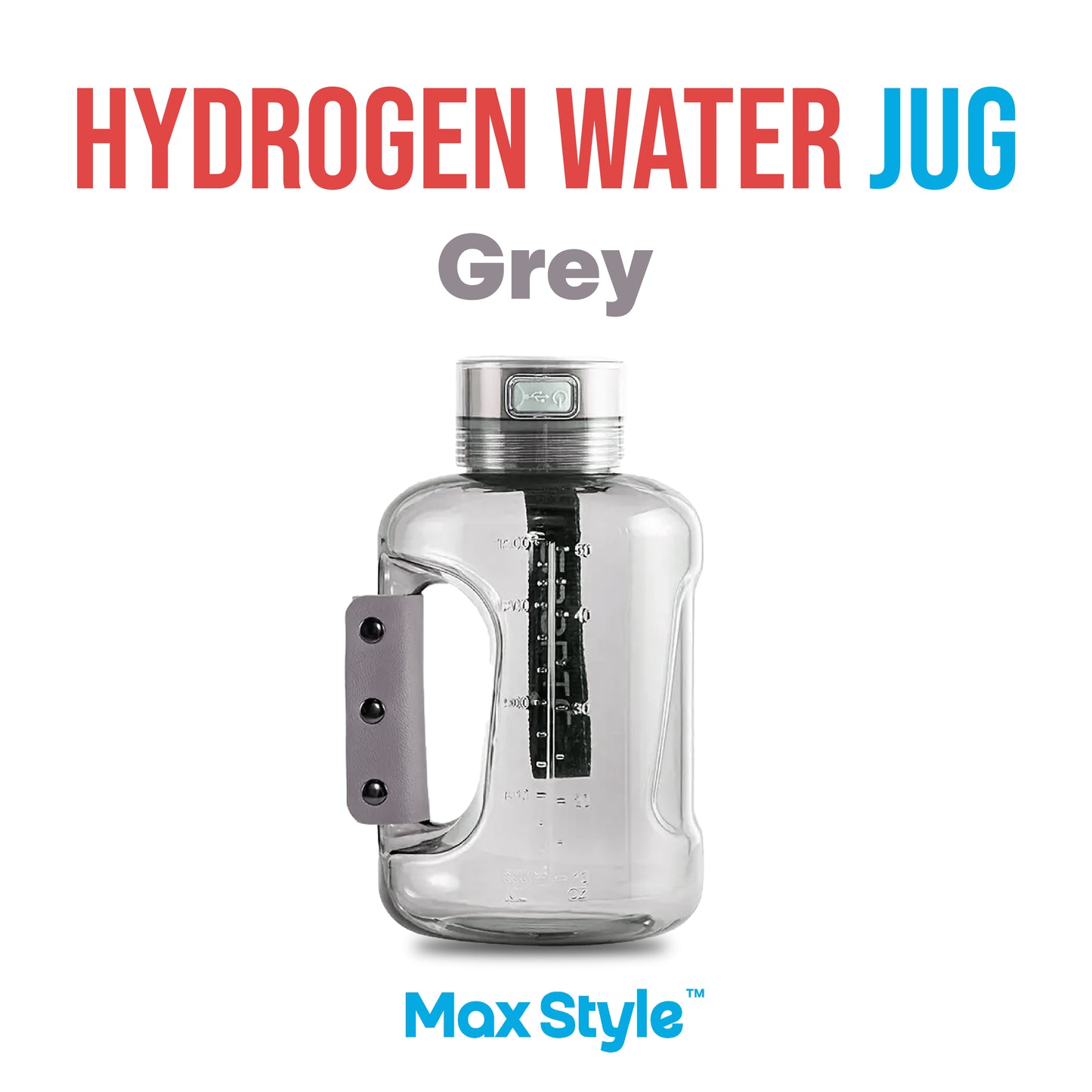 Max Style™ Hydrogen Water Jug - 1500 ML