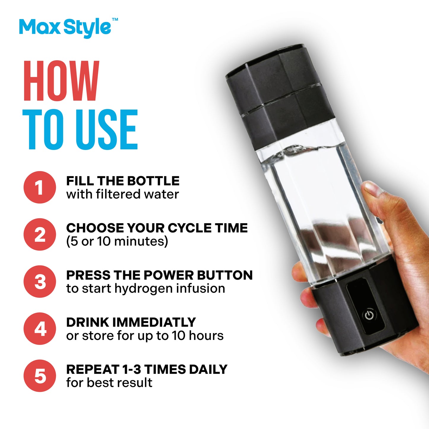 Max Style™ Smart Sips Bottle